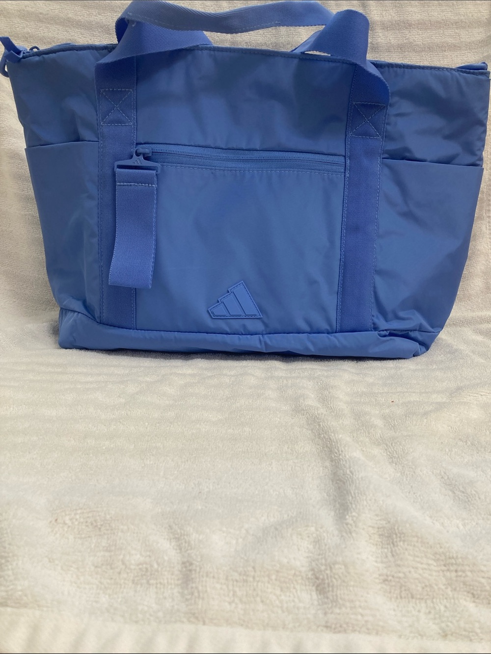 adidas periwinkle Lightweight Nylon Tote
